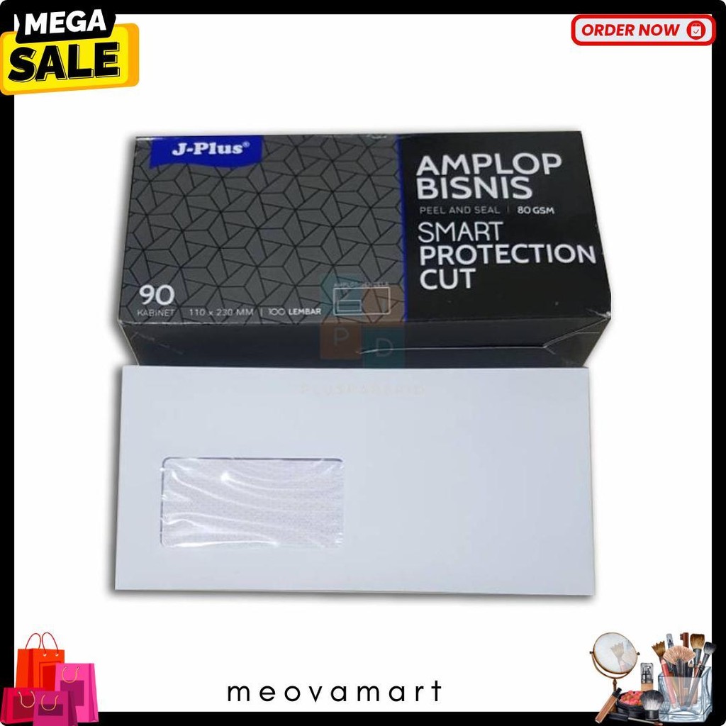

Jplus - Amplop Putih Jendela Kiri No.90 Biru - Pack Diskon Setengah Harga
