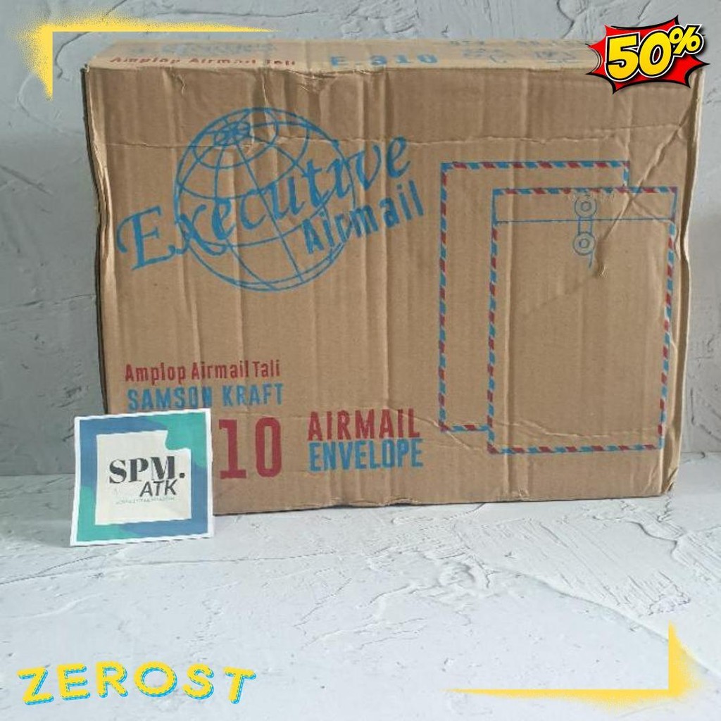 

Amplop Tali 310 Airmail Executive Diskon Setengah Harga