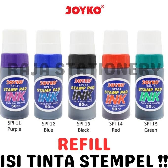 

Joyko Stamp Pad Ink REFILL Isi Ulang Tinta Stempel Joyko Bantalan