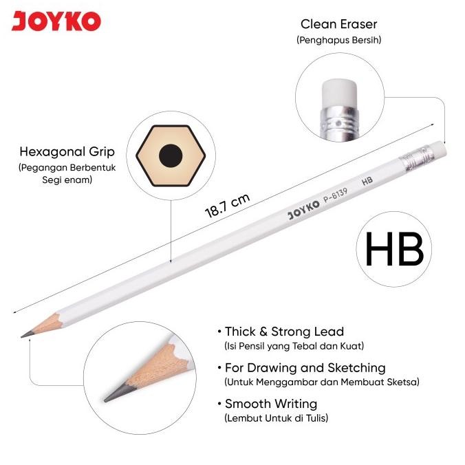 

Pencil Pensil Joyko P-8138 ~ 8139 1 BOX 12 PCS