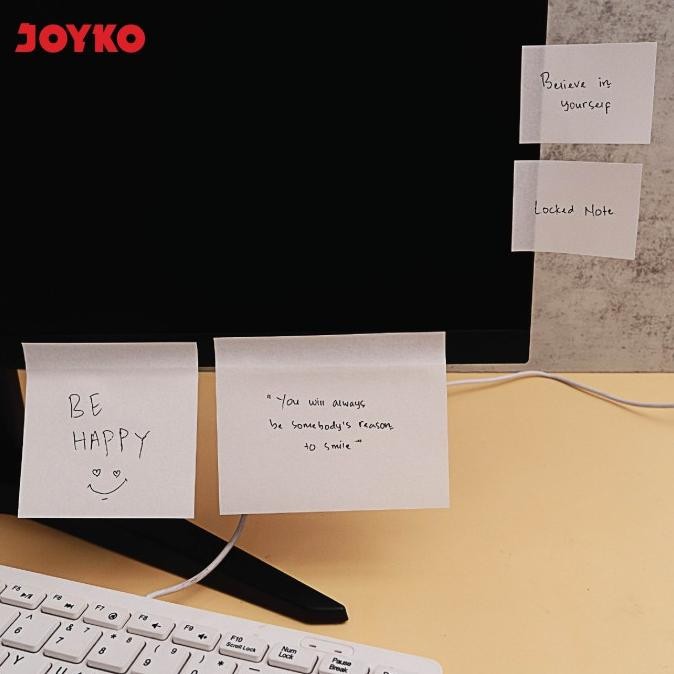 

Memo Stick Sticky Note Kertas Memo Memo Tempel Joyko MMS-653~657 White Color