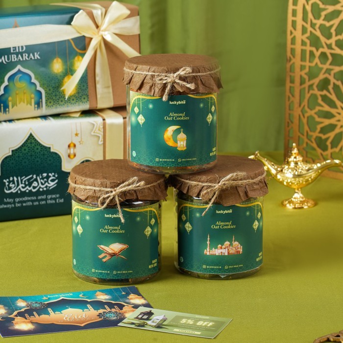 

HAMPERS LEBARAN IDUL FITRI / PARCEL LEBARAN (RAMADHAN) - COOKIES 3 JAR