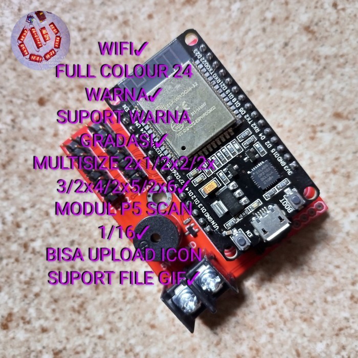 TERBARU Controller JWS rgb p5 full colour Multi Size satu baris