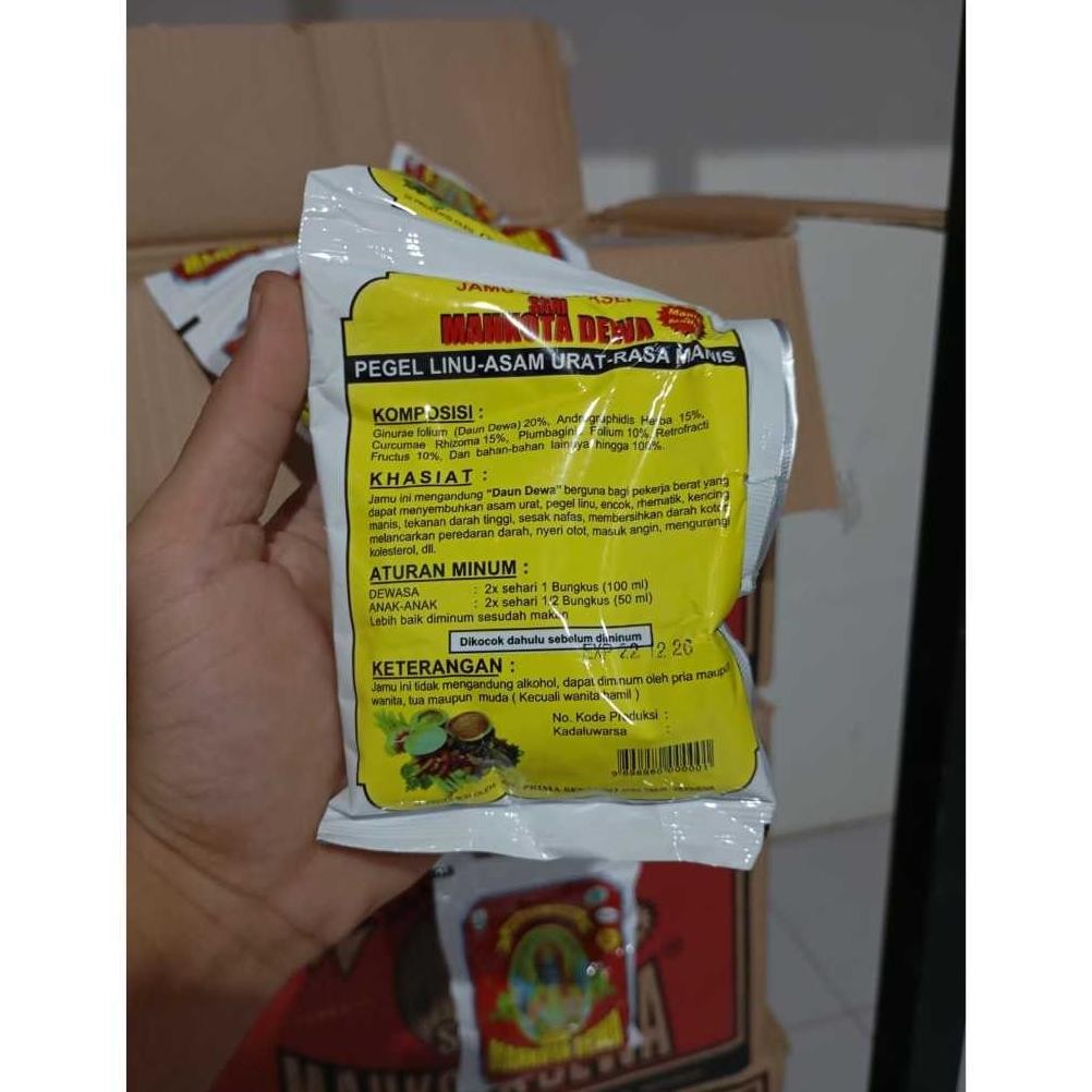 

Viral Promo Sari Mahkota Dewa Per Pack 12 Sachet