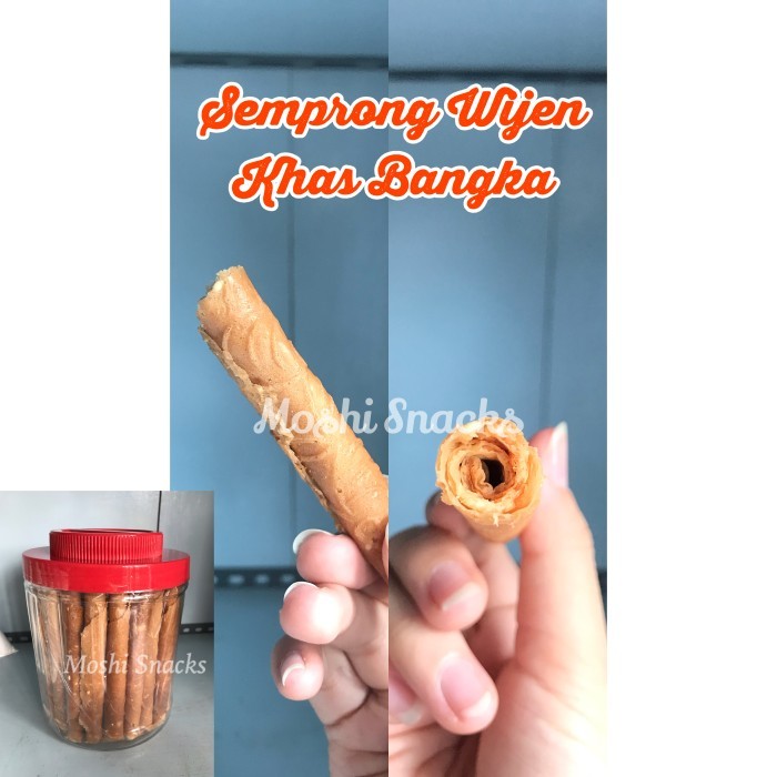 

KUE SEMPRONG WIJEN SUPER ISI 52 KHAS BANGKA / SEMPRONG GULUNG 800GR