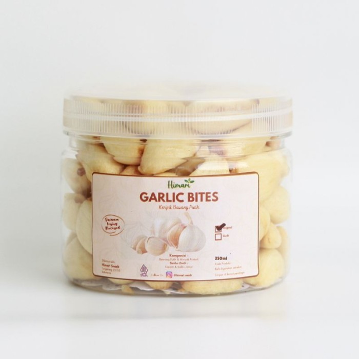 

KERIPIK BAWANG PUTIH UTUH WHITE GARLIC CEMILAN SEHAT NON MINYAK
