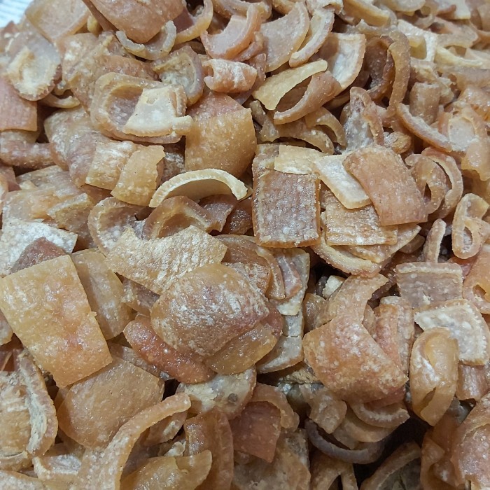 

KERUPUK KULIT BABI/KERUPUK KULIT BABI SIAP GORENG300GR