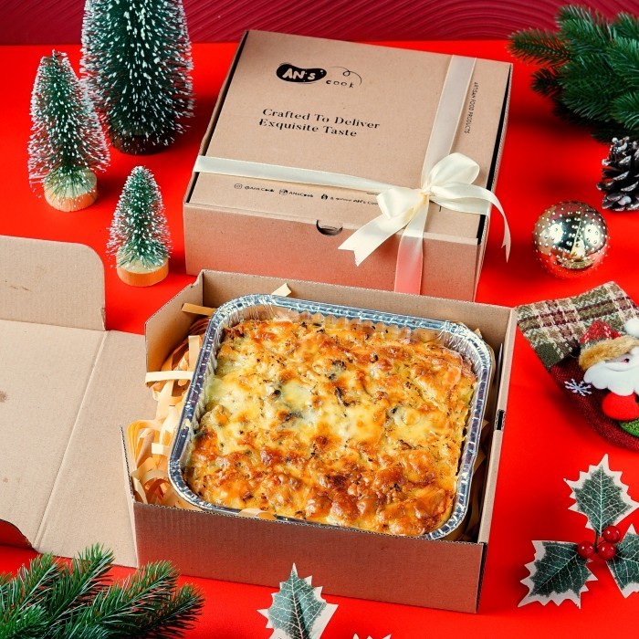 

HAMPERS LEBARAN / PARCEL RAMADHAN MAKARONI / MACARONI SCHOTEL BECHAMEL
