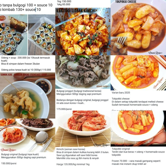 

PAKET PARCEL MAKANAN KOREA FROZEN FOOD