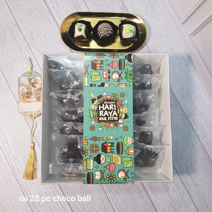 

KUE RHUMBALL HAMPER PARCEL ISI 28 PCS BISA KIRIM LUAR KOTA FREE KARTU