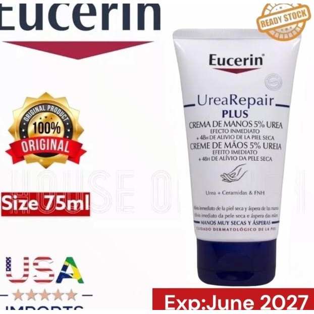 Eucerin Urearepair Plu 5 Urea Hand Cream 75Ml