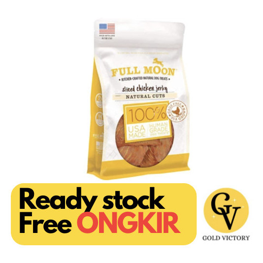 

Full Moon All Natural Human Grade Dog Treats, Natural Cut Jerky