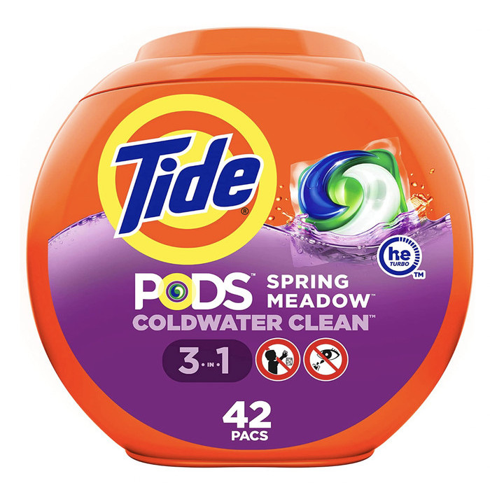 

Tide PODS Liquid Detergent Pacs, Spring Meadow 42 pcs