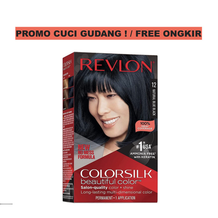 

Revlon Colorsilk Beautiful Color, Natural Blue Black