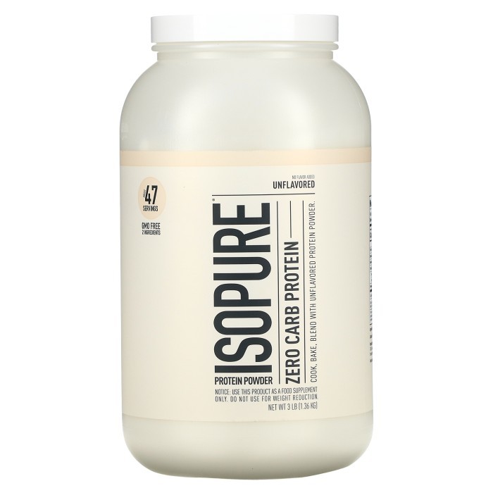 

Isopure Zero Carb Protein Powder Unflavored 3 lb (1.36 kg)
