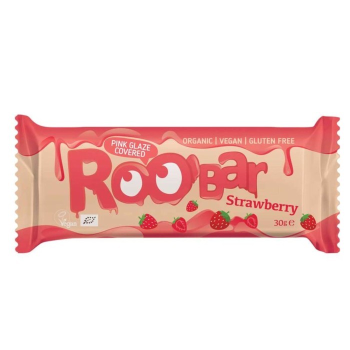 

Roobar Organic Pink Chocolate Covered Strawberry Bar 30 G