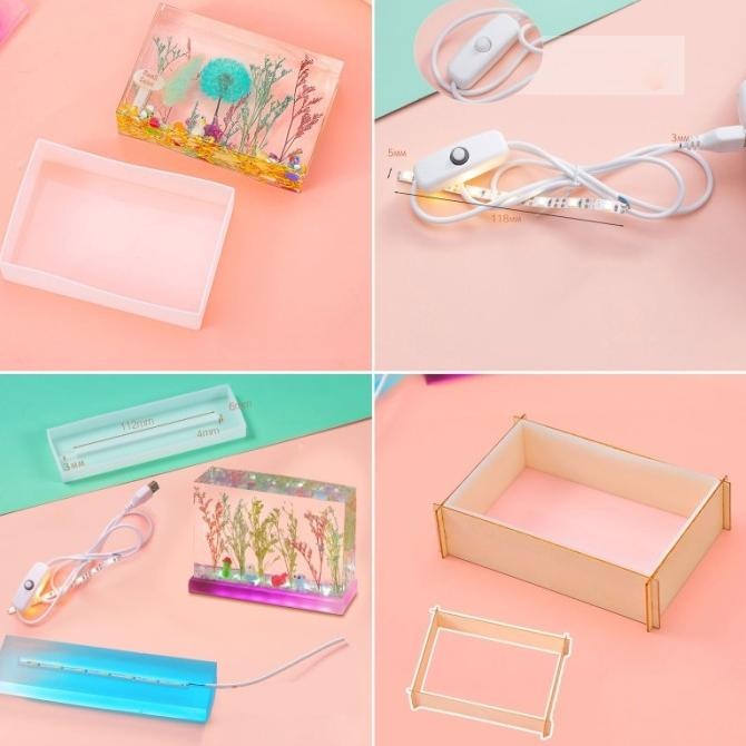 

FORSALE! SELAN CETAKAN RESIN SILIKON BENTUK PERSEGI PANJANG DENGAN KABEL USB