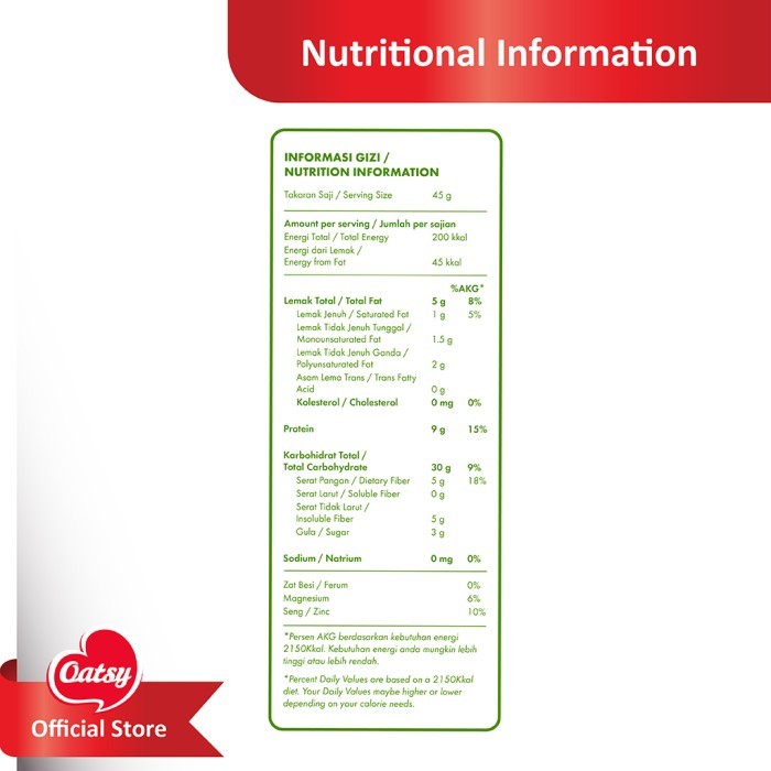 

OATSY MUESLI TROPICAL FRUIT 500G (DOUBLE PACK)