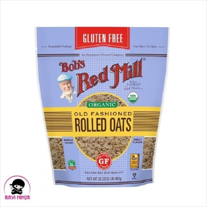 

BOBS RED MILL GLUTEN FREE ORGANIC OLD FASHIONED ROLLED OATS 907 G
