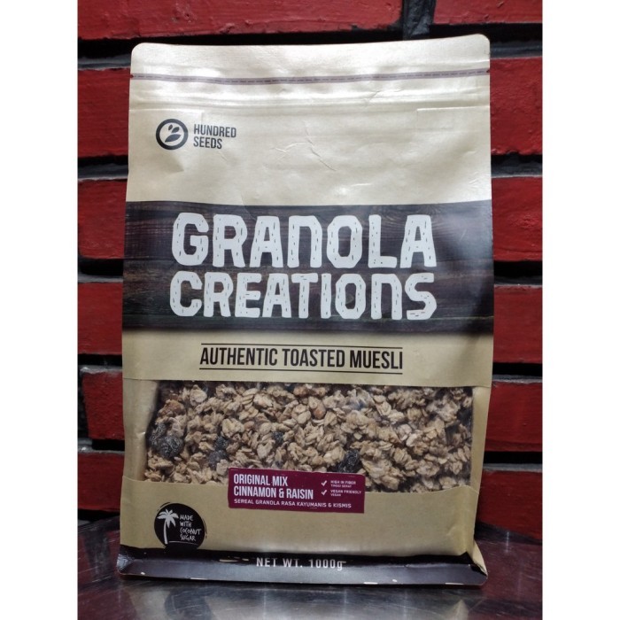 

GRANOLA CREATION CINAMON RAISIN KAYU MANIS 1KG