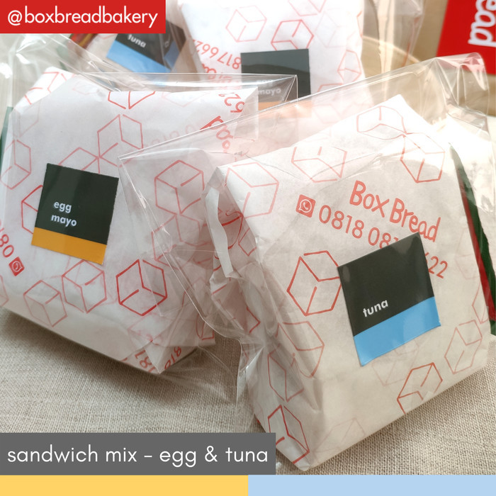 

ROTI SANDWICH MIX EGG & TUNA MAYO - BOXBREAD SANDWICH (PACK OF 5)