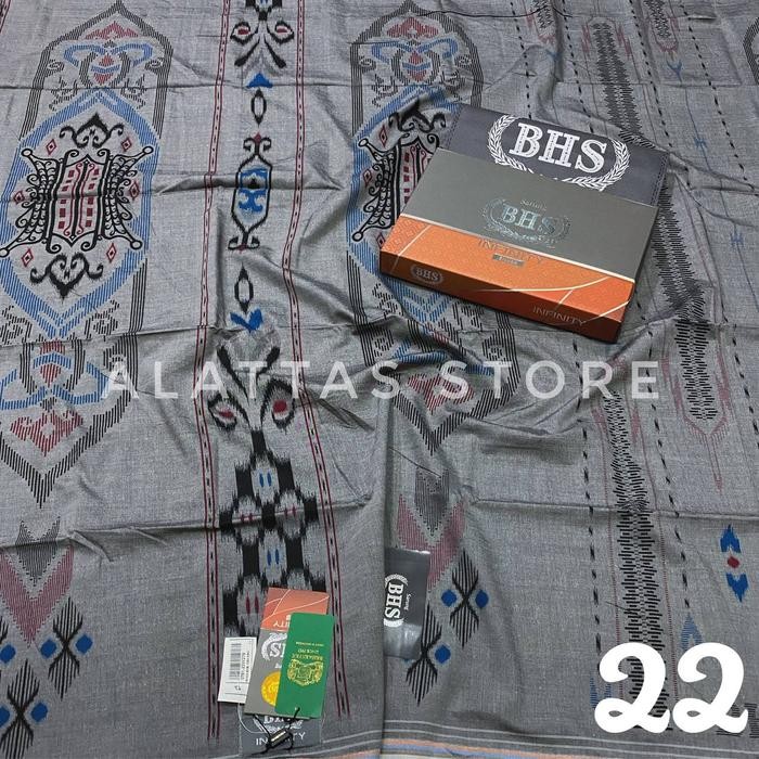 Sarung BHS Infinity Grade Silver 100% ORI Sarung BHS Infinity Batik Silver