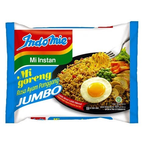 

INDOMIE GORENG JUMBO RASA AYAM PANGGANG KARTONAN
