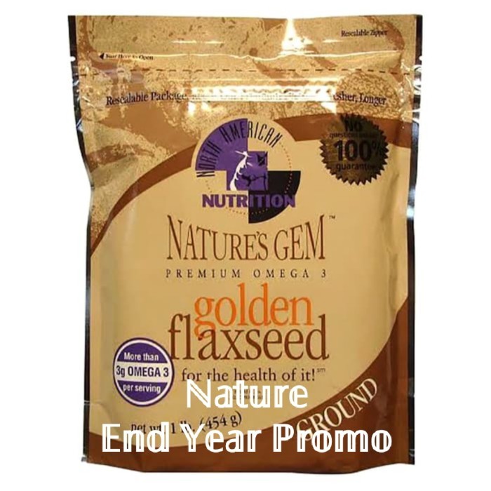 

NATURE' GEM PREMIUM GOLDEN FLAXSEED
