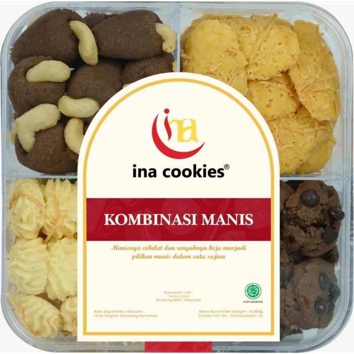 

Ina Cookies Kue Kering Kombinasi Manis