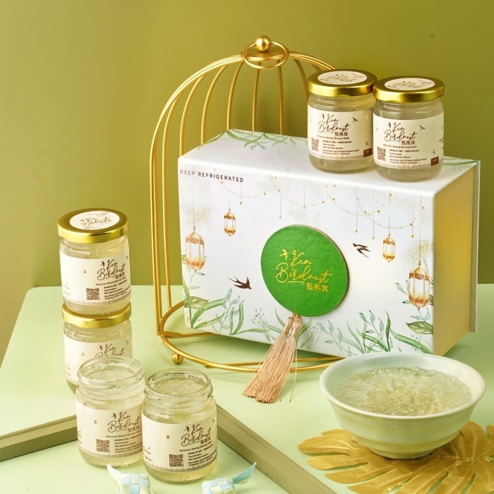 

Hampers Idul fitri isi 6jar @100ml premium birdnest