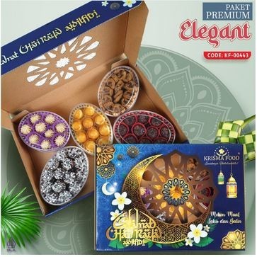

KRISMA FOOD HAMPERS SILVER atau GRAND isi 5 toples 600gr / Parcel