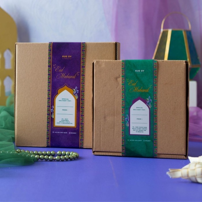 

PUASA HAMPERS / PARCEL IDUL FITRI - Rum Balls (Halal) & Pastel Tutup
