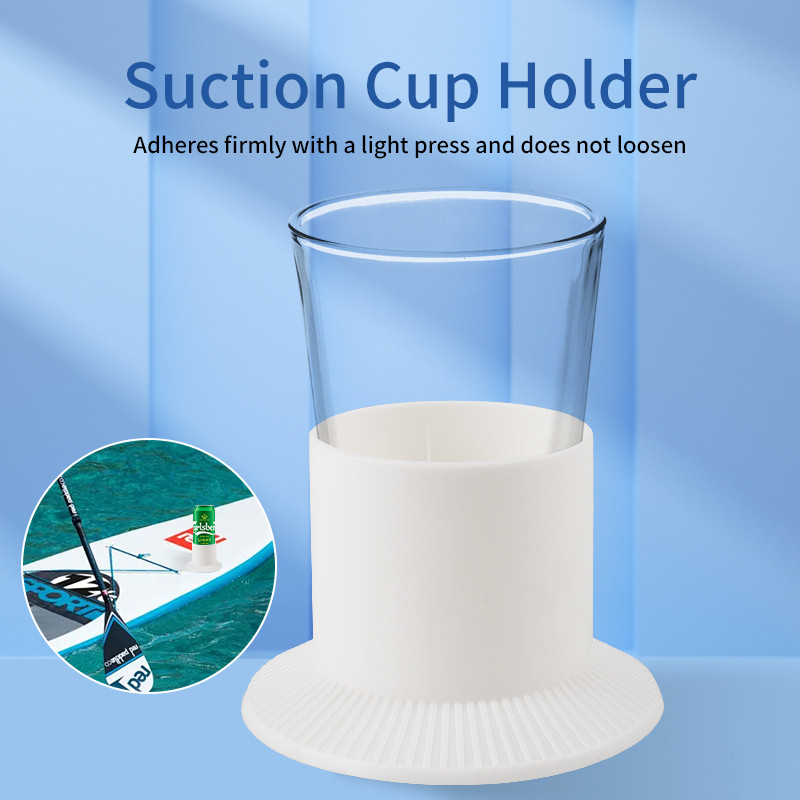 NEW Marine Suction Cup Cup Holder - Strong Grip, Shock-Resistant Design, Ideal for Boats and Outdoor