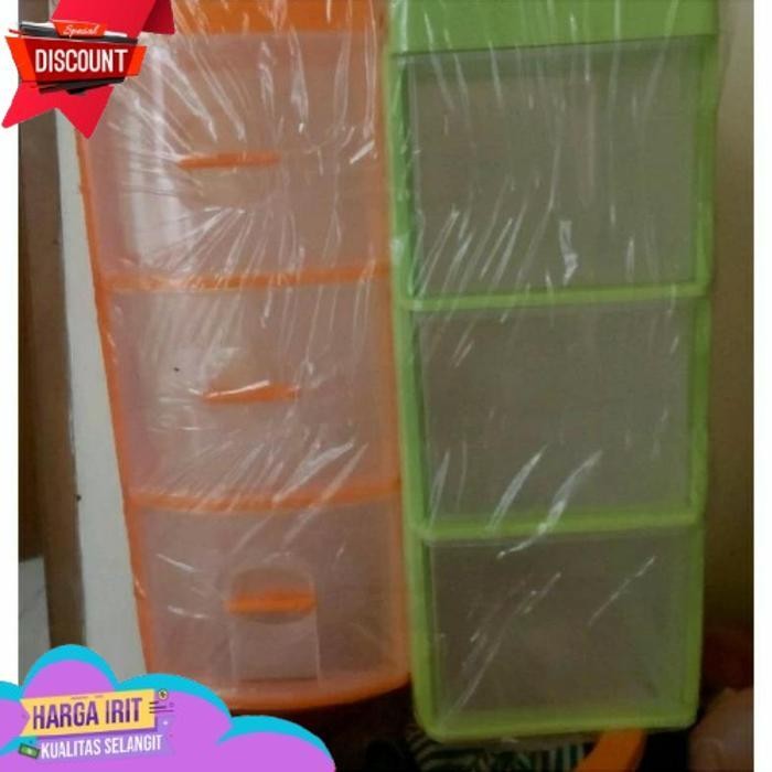 TERBAIK LACI MINI CONTAINER SUSUN 3 SHINPO 344 L3 BOX CONTAINER CD SERBAGUNA KOTAK