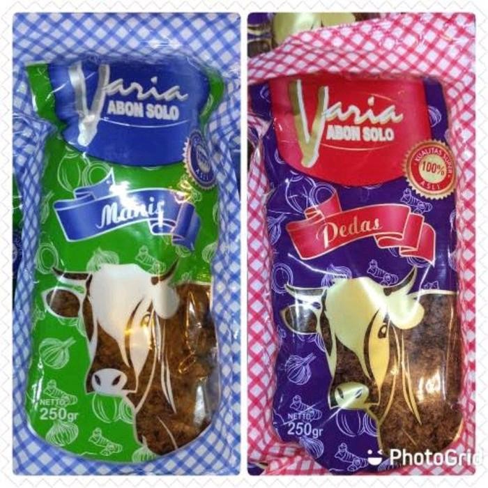 

Promo Abon sapi VARIA rasa manis makanan khas oleh oleh solo Ready
