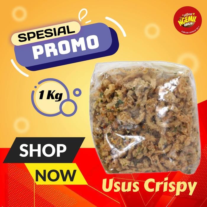 

Sale 1 KG - USUS AYAM CRISPY NGEMILYUKK29 Asin Food Ready