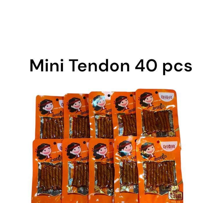 

Promo Paket 40 pcs latio Tendon Mini spicy snack siap saji Ready
