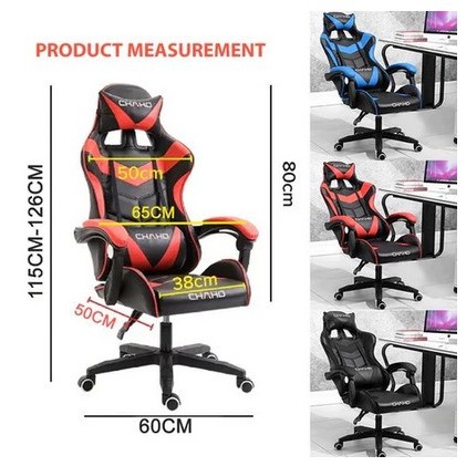 TERLARIS Kursi Gaming Chaho Kursi Gaming Foot-Rest Kursi Gaming Nyaman Murah