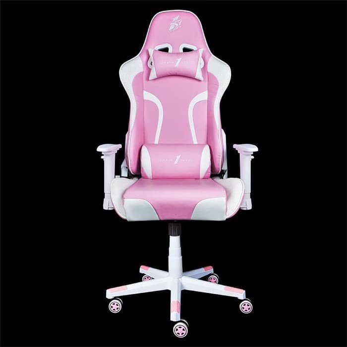 1STPLAYER GAMING CHAIR FD-GC1 - PINK WHITE - All Steel Skeleton - High