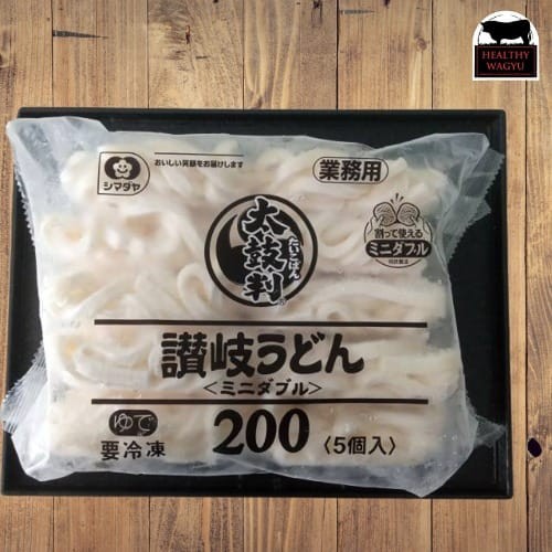 

Shimadaya Udon Frozen 1kg 5 pcs Taikoban Sanuki Mi Mie Basah Jepang
