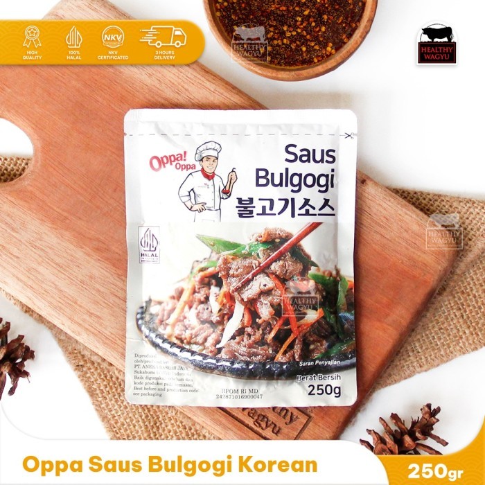 

Oppa Oppa Saus Bulgogi 250gr / Saus Bulgogi Instan