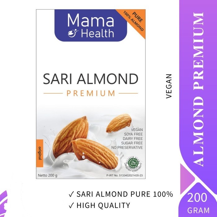 

Ina - Mama Health Sari Almond Premium 200 Gr Vegan & Vegetarian