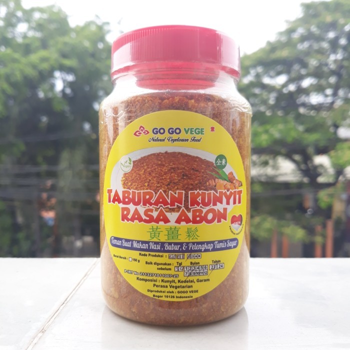 

Ina - Abon Kunyit / Taburan Kunyit Rasa Abon Go Go Vege Vegan & Vegetarian