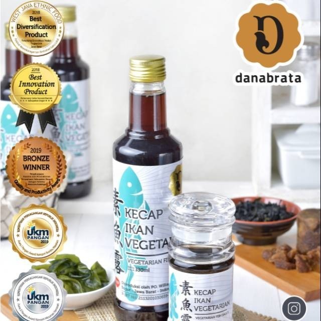 

Ina - Kecap Ikan Vegan / Vegetarian Fish Sauce 350 Ml Danabrata