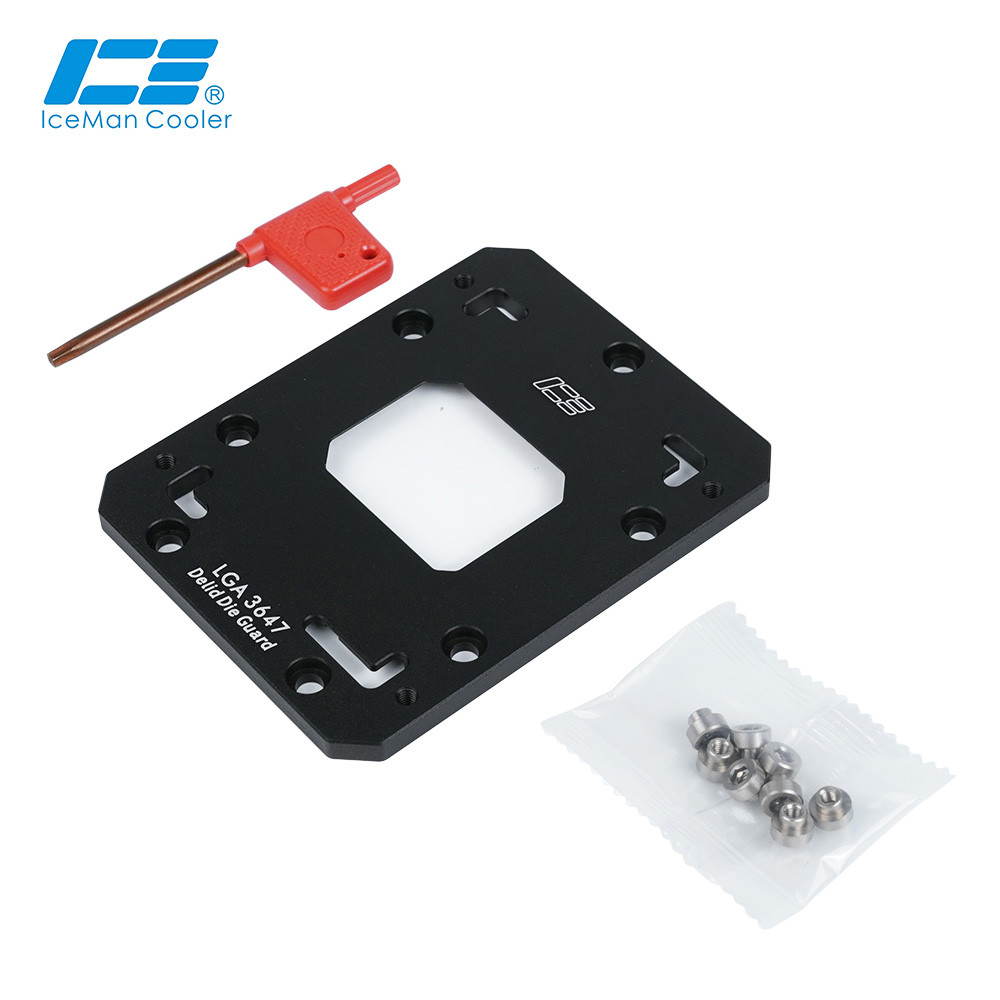 HSL IceManCooler CPU Open Cover Protector For Intel LGA3647,Delid Die Guard CPU Opener,Screw M4, Not
