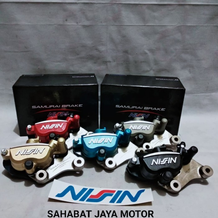 Kaliper Depan Nissin Samurai 2 Piston Jupiter Z Lama Rx King New Nouvo
