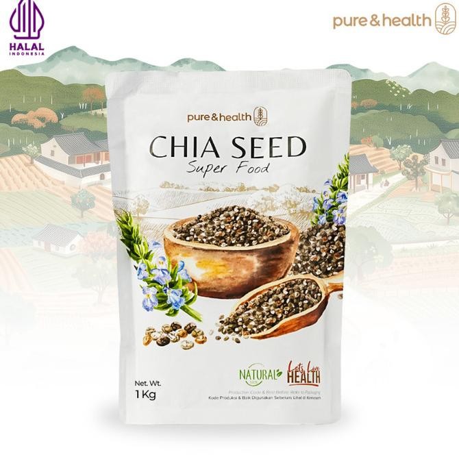 

Chia Seed 1 Kg Organik Black Chiaseed Original [ COD ]