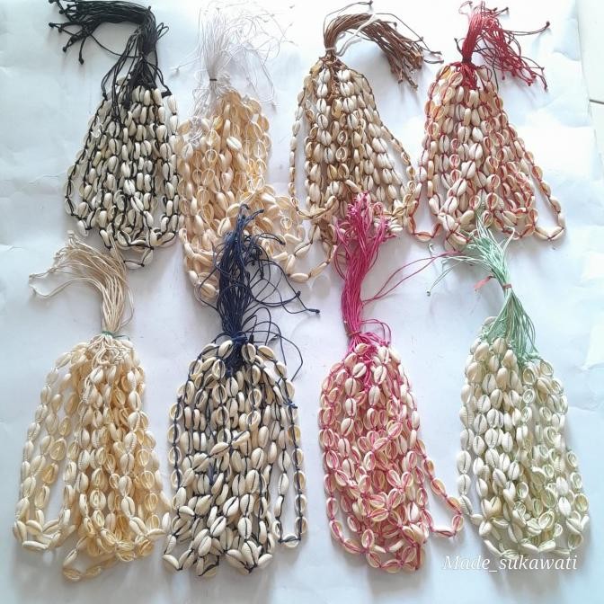 @#@#@#] Kalung tali kerang kerajinan tangan aksesoris Bali