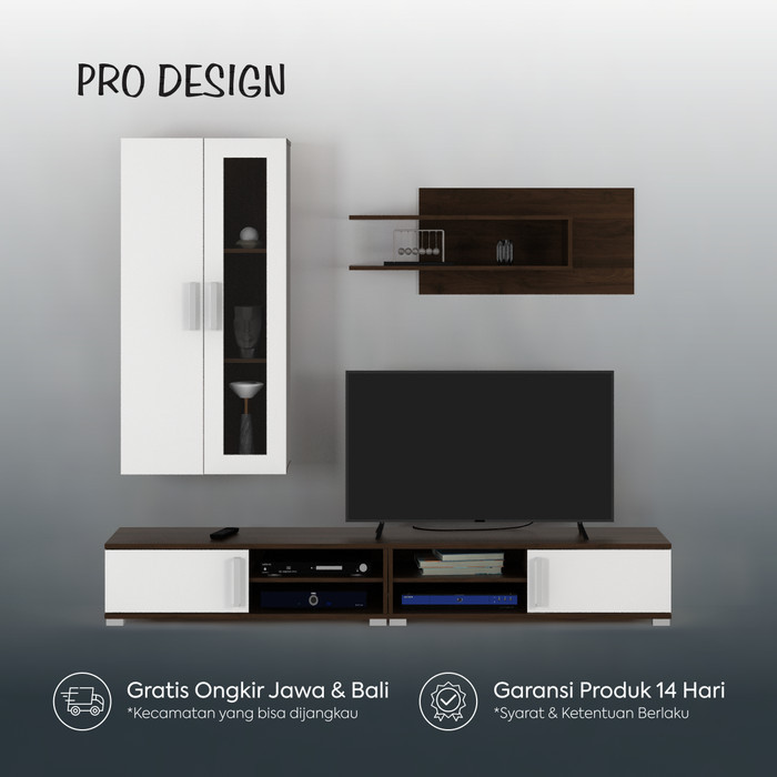 Design Mocca L Meja Tv / Rak Tv / Rak Tv Dinding