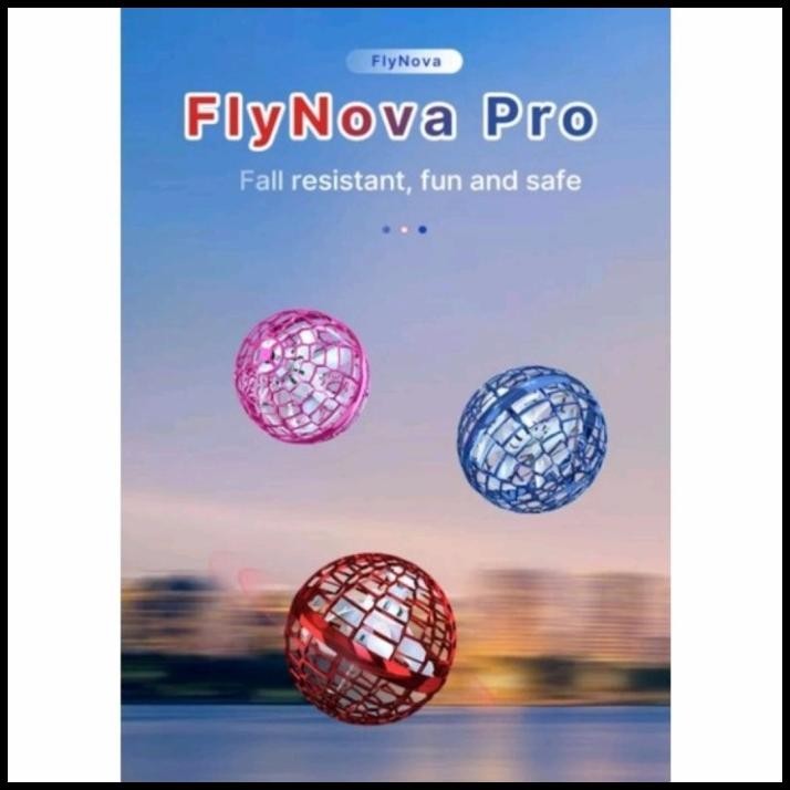 Mainan Anak Bola Spinner Lampu ~ Flying Spinner Flynova Pro